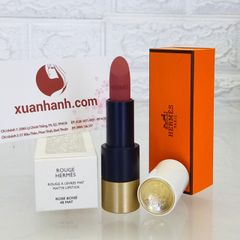 Son Hermes Rouge Matte Lipstick hồng đất tự nhiên, sành điệu #48 Rose Boise