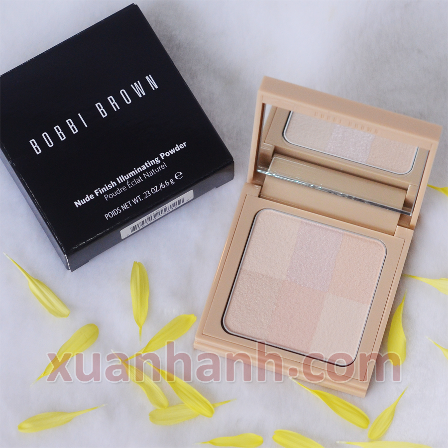 Phấn phủ Bobbi Brown Nude Finish phủ hoàn hảo thắp sáng, glow da trẻ trung, Porcelain