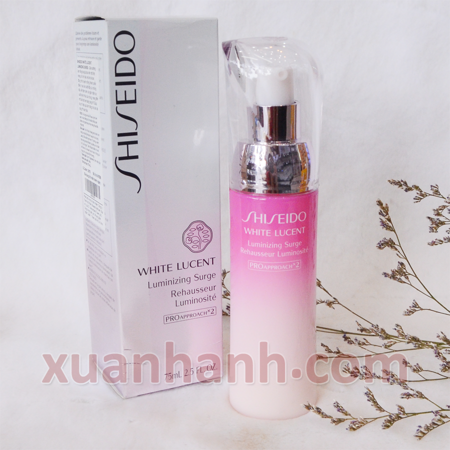 Sữa dưỡng Shiseido White Lucent  Luminizing Surge dưỡng ẩm trắng khỏe da 75ml