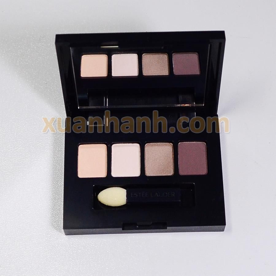 Hộp 4 màu mắt Estee Lauder Pure Color xu hướng nude nâu, xám mới nhất.