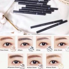 Chì kẻ mày Innisfree Auto Eyebrow Pencil #06 Urban Brown - nâu đen