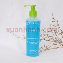 Sữa rửa mặt Bioderma Sebium Gel Moussant sạch nhờn, ngừa và trị mụn, dịu da.