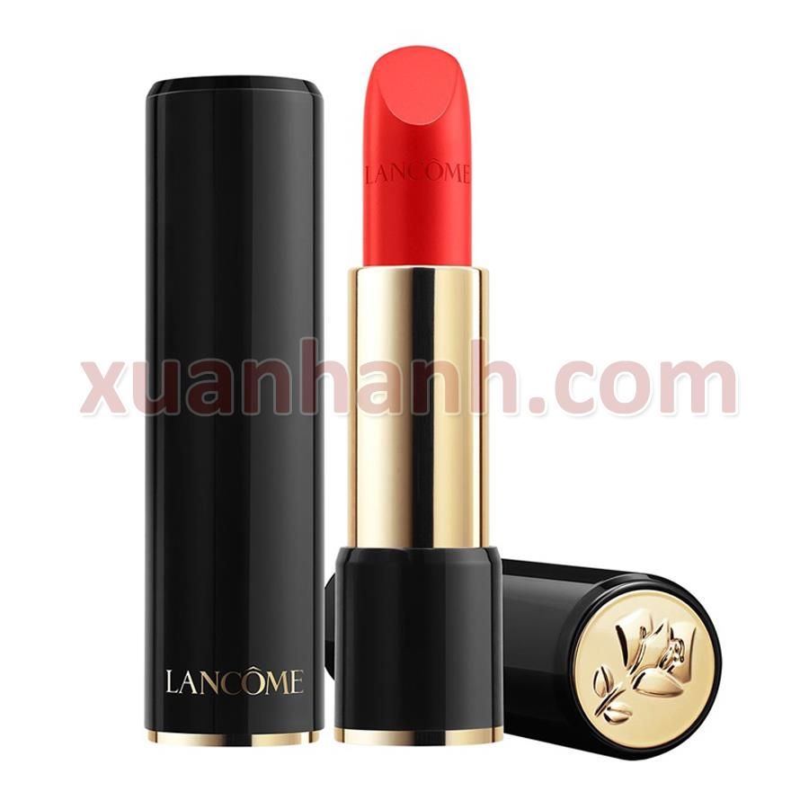 Son Lancome L'absolu Rouge 198 Rouge Flamboyant son lì cao cấp, cam đỏ