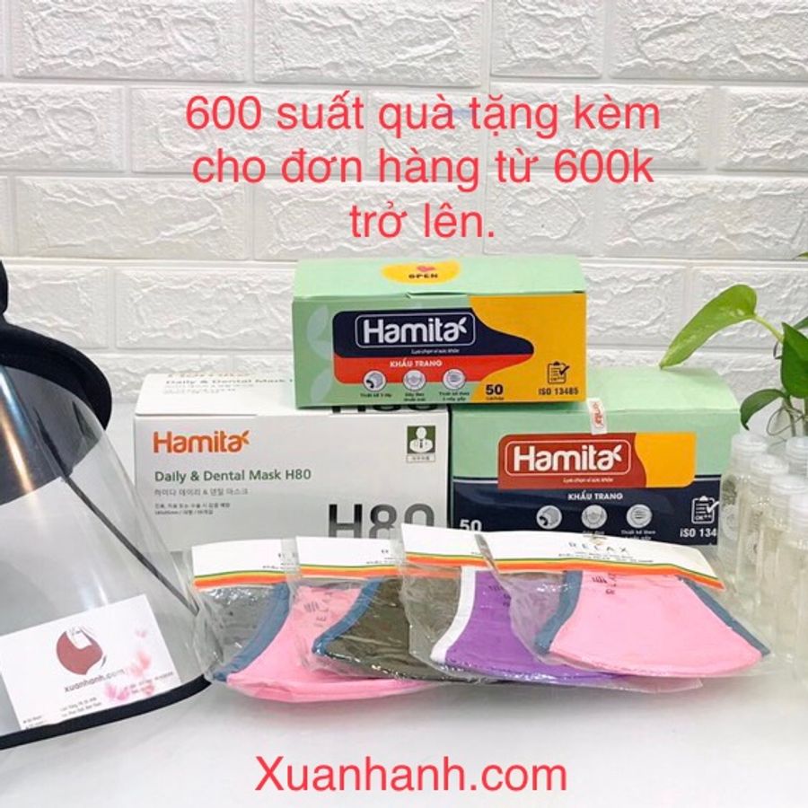 600 suất quà tặng kèm cho đơn hàng online và cả offline