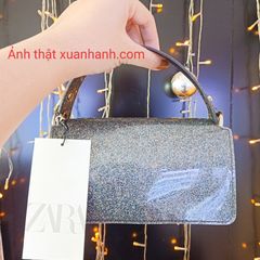 Túi cầm tay Zara Galaxy 2 ngăn xinh xắn, cực kì đáng yêu, tiện lợi