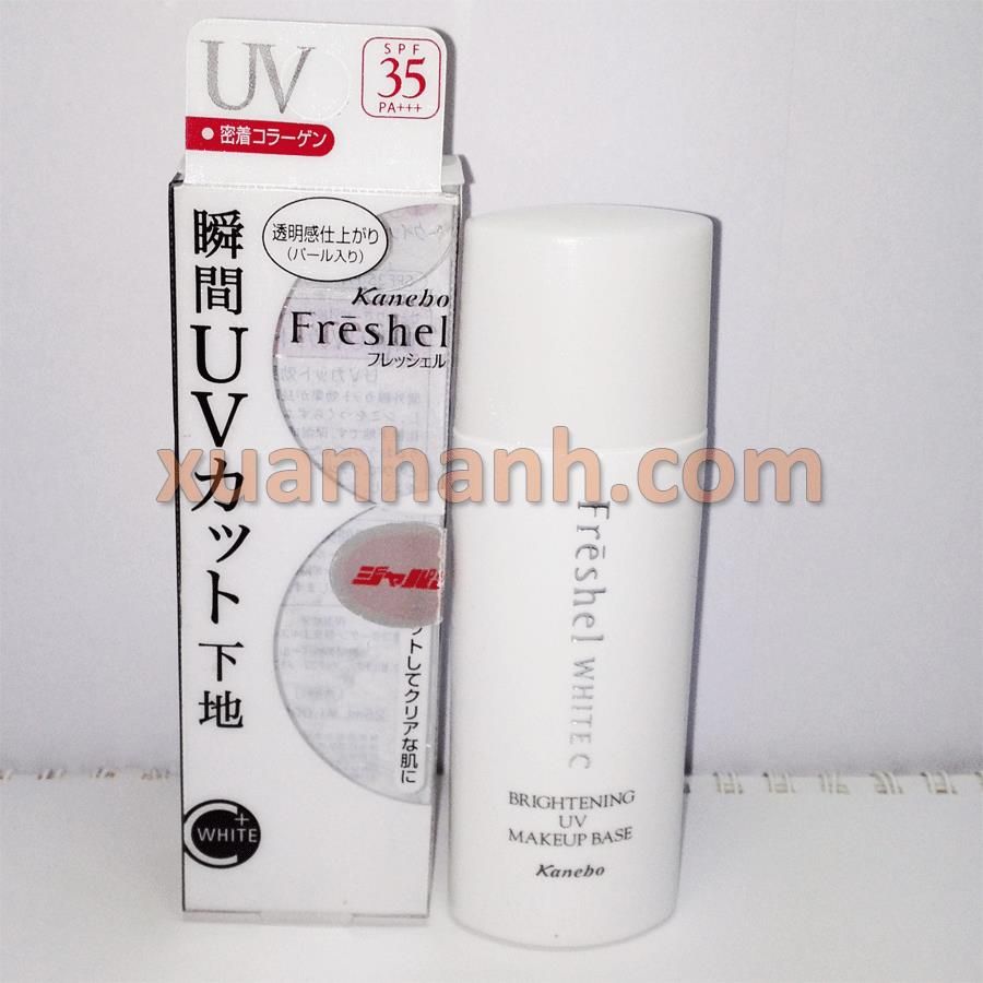 Kem lót chống nắng Kanebo Freshel White C UV makeup base spf 35