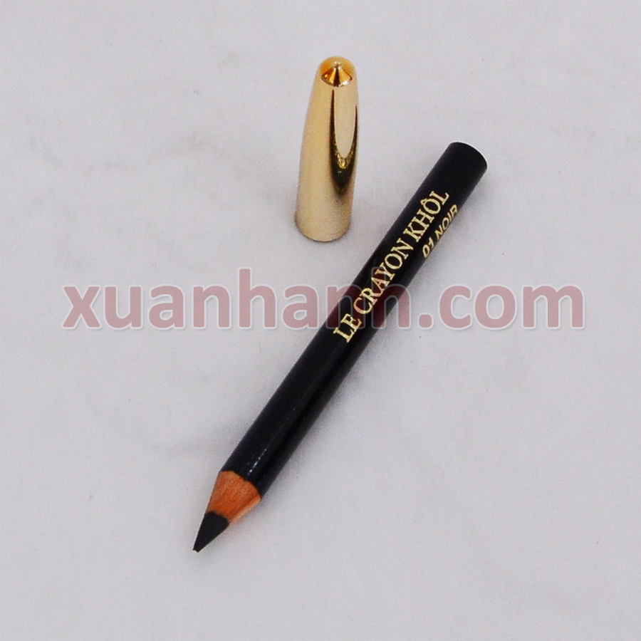 Chì vẽ liner Lancome Le Crayon Khool 01 Noir mềm mại, màu đen 9.5cm