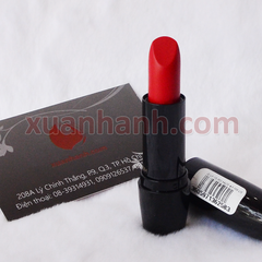 Son Lancome Color Design Red Haute đỏ đậm hơi ánh cam, son kem lì, 4g tách set