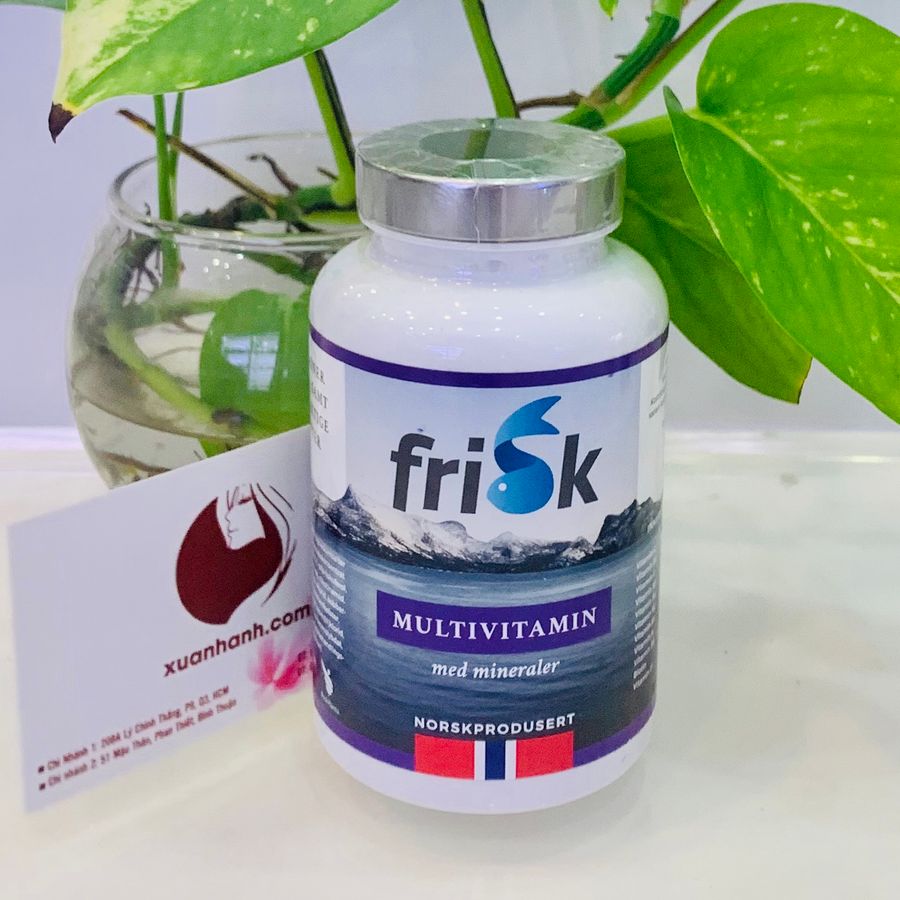 Viên bổ sung vitamin và khoáng chất Frisk Nauy thiết yếu đối với sự sống, 180 viên