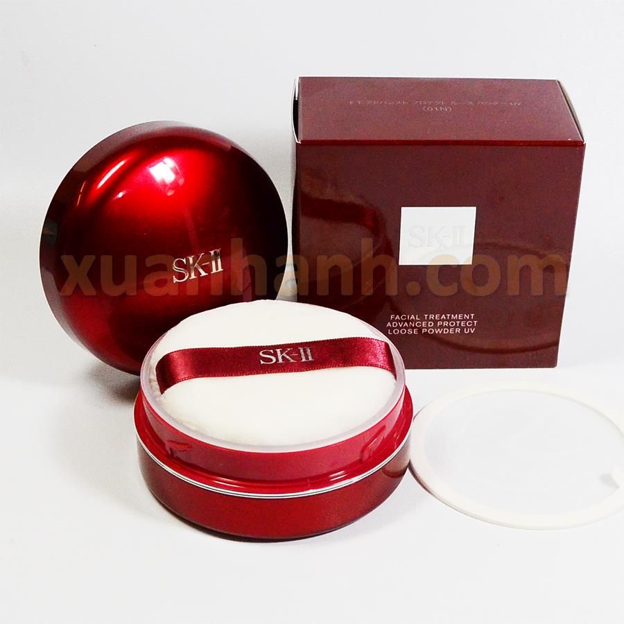 Phấn phủ bột SK-II Facial Treatment Loose Powder UV, trắng hồng tự nhiên 01N