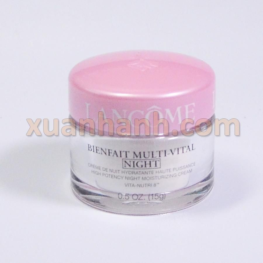 Kem dưỡng đêm Lancome Multi-Vita Night phù hợp da thường/khô 15ml