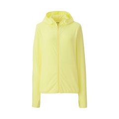 Áo chống nắng Uniqlo Airism UV Cut 2017, 41 Yellow, size L, mát, thời trang