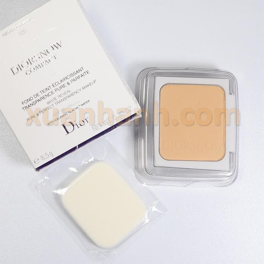 Phấn phủ Diorsnow Compact White Reveal SPF30 PA+++, TB sáng refill (#20)