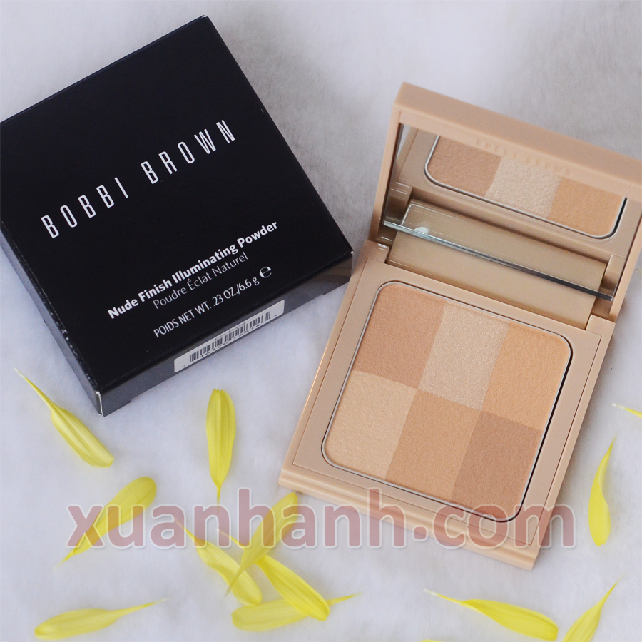 Phấn phủ Bobbi Brown Nude Finish phủ hoàn hảo thắp sáng, glow da trẻ trung, Nude