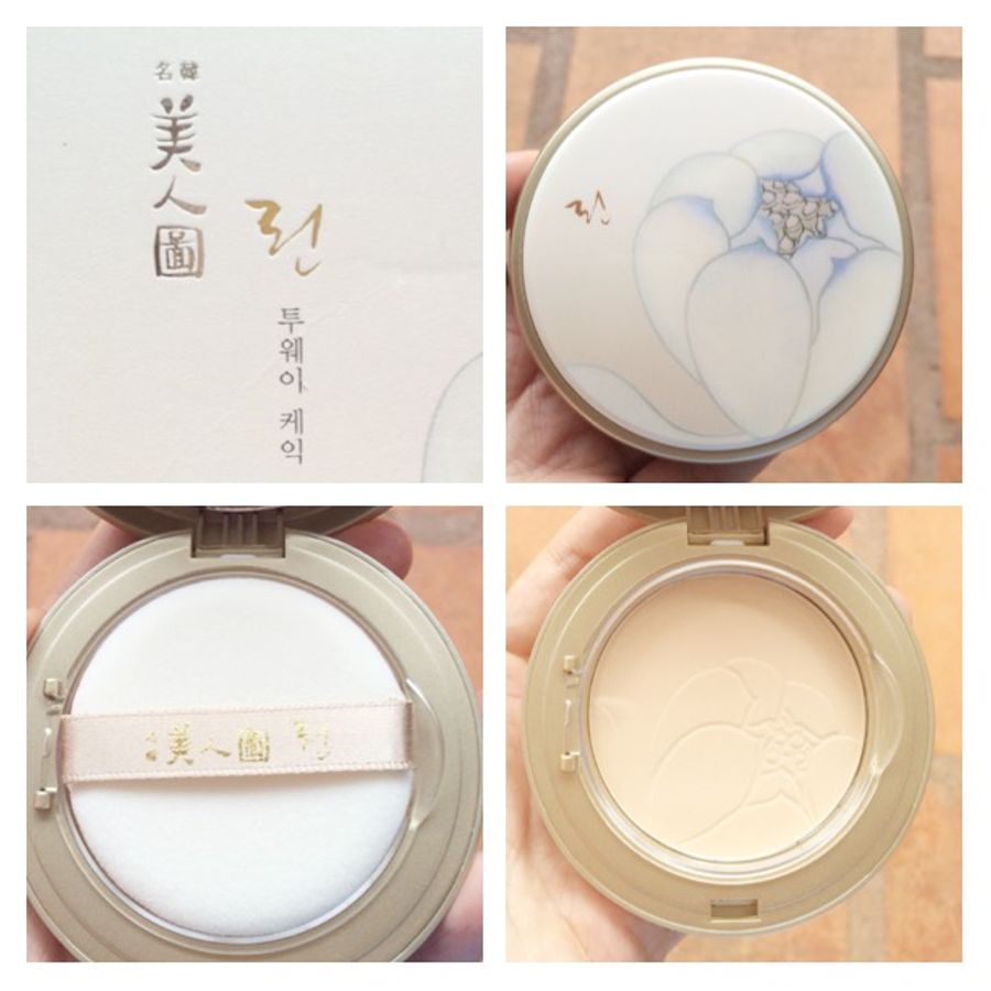 Phấn phủ The Face Shop Đông Y SPF35/PA+++ dùng được cả dạng ướt và khô, NB23