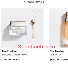 Set Dior Prestige siêu cao cấp dưỡng trắng, chống lão hóa da, 5sp.