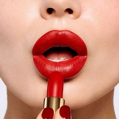 Son Lancome L'absolu Rouge 189 Isabella đỏ cổ điển, chất kem lì