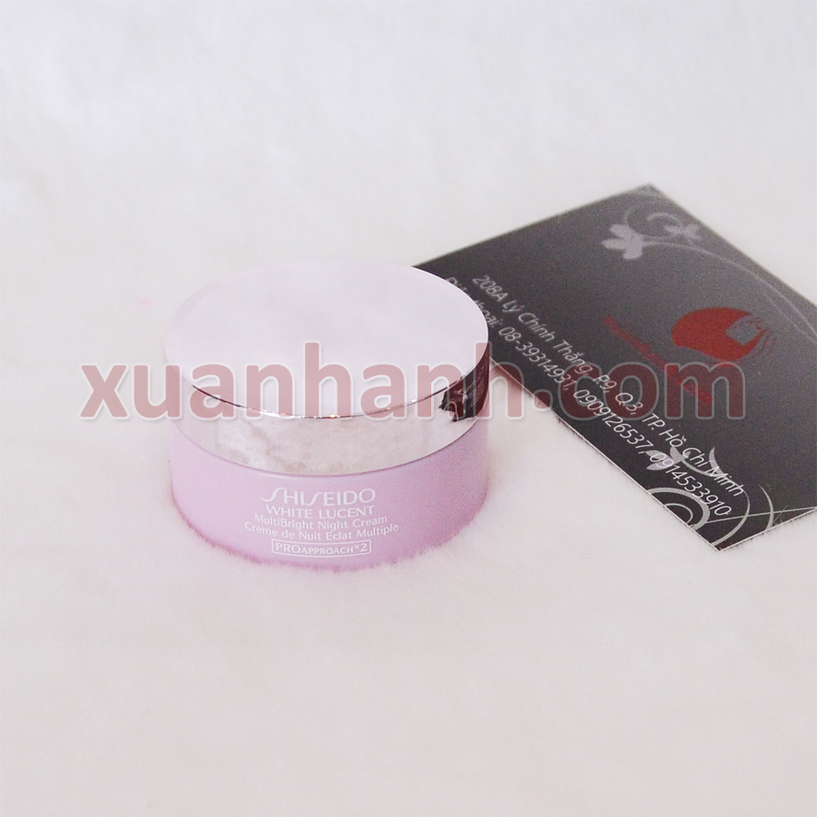 Kem dưỡng đêm Shiseido White Lucent Night Cream trắng da 18ml (new)