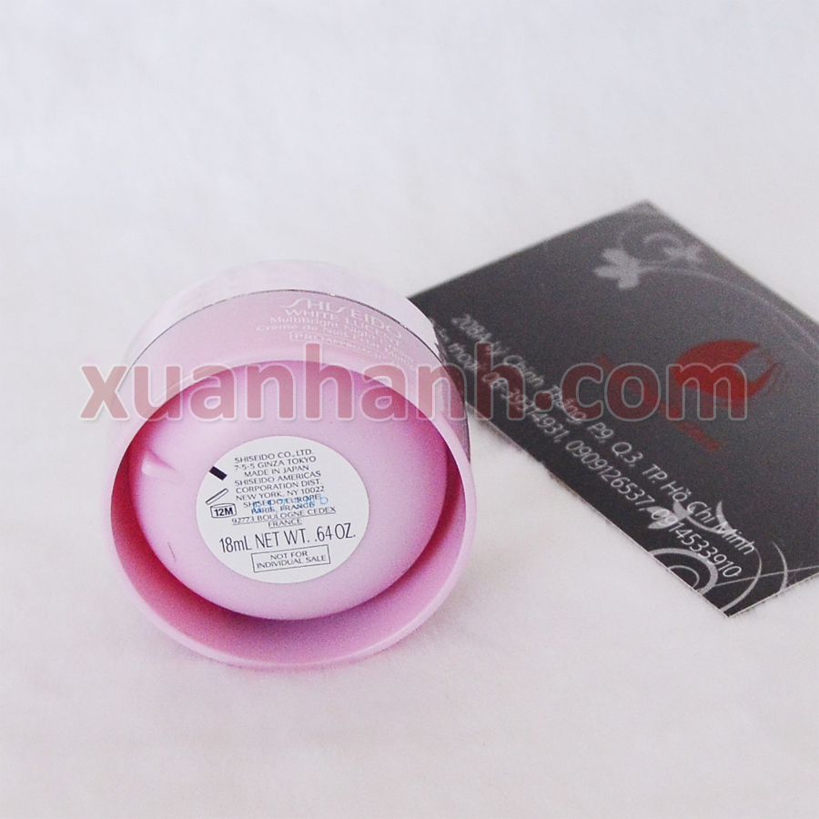 Kem dưỡng đêm Shiseido White Lucent Night Cream trắng da 18ml (new)