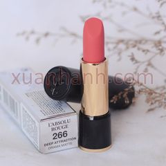 Son Lancome L'absolu Rouge Drama Matte #266 Deep Attraction coral ánh đất