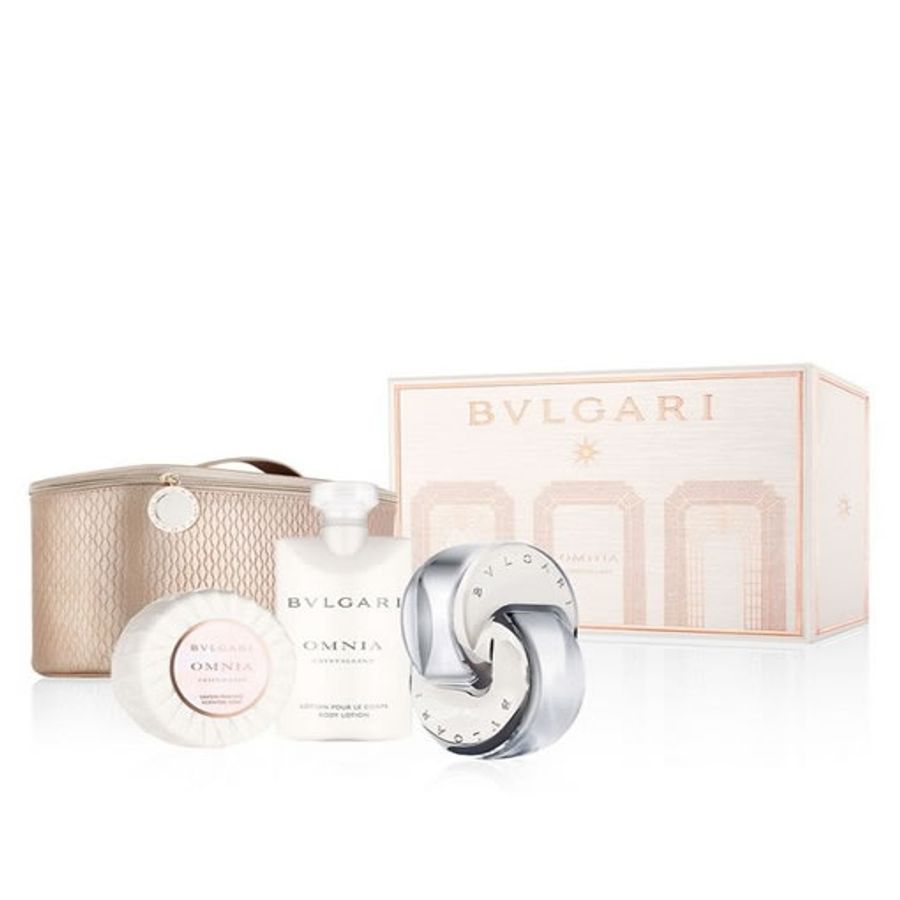 Gift set nước hoa nữ BVL Omnia Crystalline nữ tính, tinh khiết, giá trị vượt trội