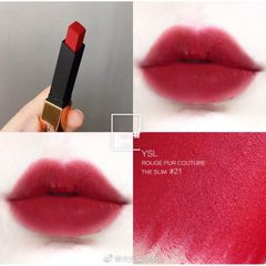 Son Yves Saint Laurent The Slim #21 Rouge Paradoxe, đỏ thuần nữ tính