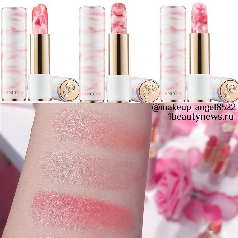 Son dưỡng Lancome L'absolu Tone Up 2in1 nâng sắc màu môi tuyệt đẹp #602