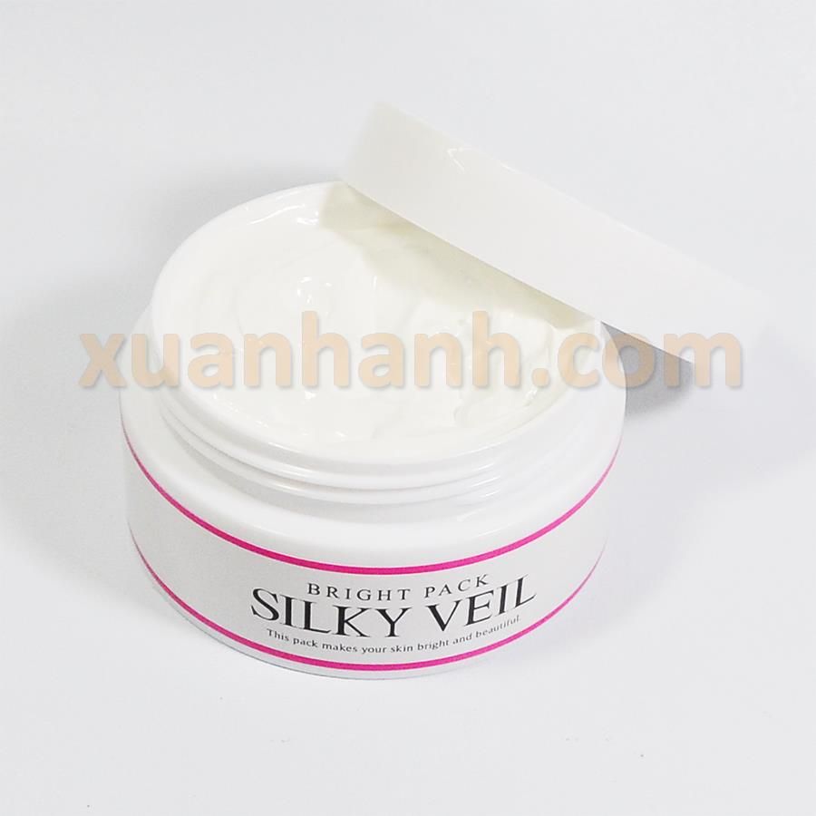 Kem dưỡng trắng da SILKY VEIL trắng da toàn thân có màu trắng sáng 100g
