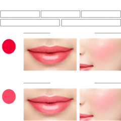 Son và má hồng Kanebo Kate CC Color tất cả trong 1 cho má hồng, son #02