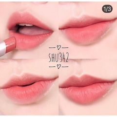 Son Shu Uemura Rouge Unlimited Matte son lì, bám môi cam đất MCR342