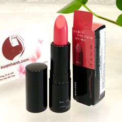 Son Kanebo Kate Color Highvision Rouge, chất kem lì, hồng tự nhiên PK-1