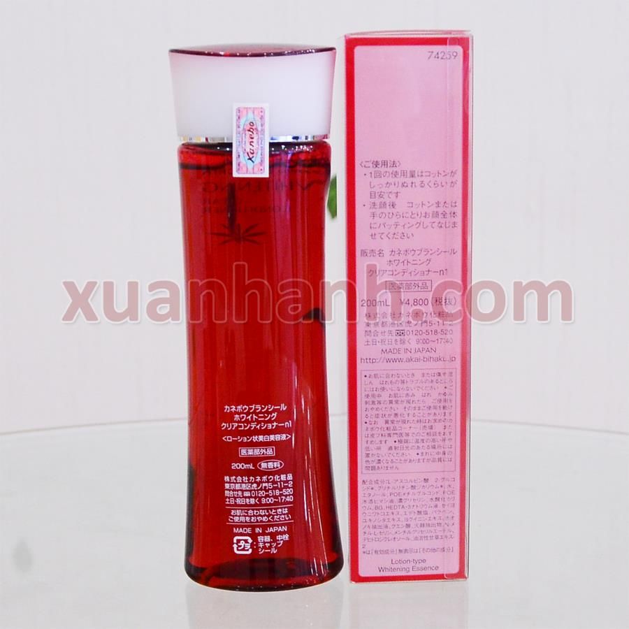 Toner Kanebo Blanchir dòng sản phẩm trắng da, se nhỏ lỗ chân lông, mịn da
