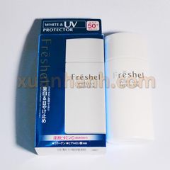 Chống nắng Kanebo Freshel White UV Day SPF50, PA+++ dạng sữa lỏng cực thoáng da