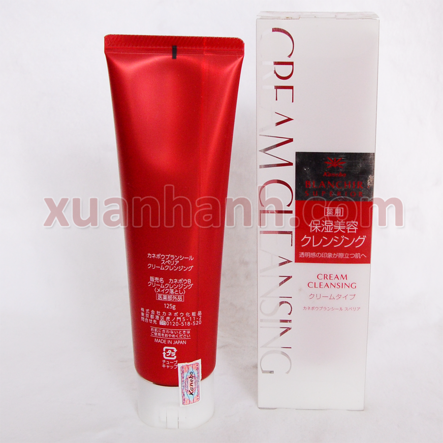 Kem tẩy trang Kanebo Blanchir Superior sạch mịn màng sâu từng lỗ chân lông 125g