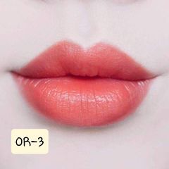 Son Kanebo Kate Color Highvision Rouge, chất kem lì, cam coral OR-3