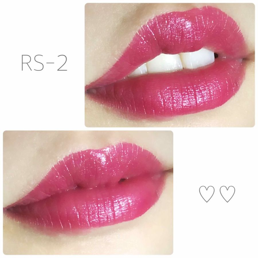 Son Kanebo Kate Color Highvision Rouge, chất kem lì, hồng Fuchsia RS-2