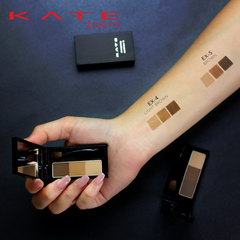 Bột vẽ mày Kanebo Kate Designing Eyebrow kèm gương, cọ, #EX-5 nâu đậm