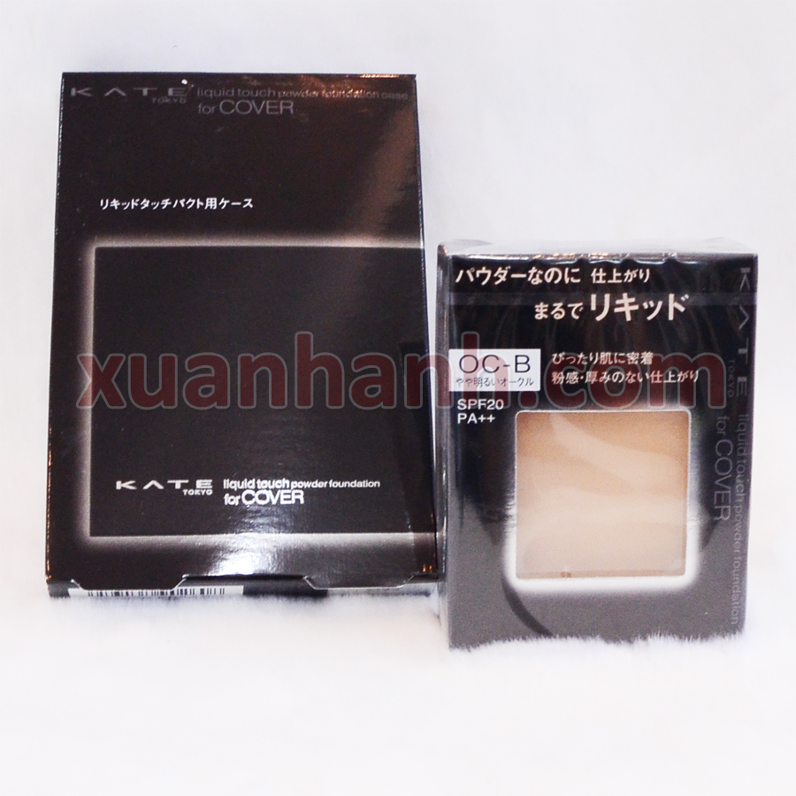 Phấn phủ nền Kanebo Kate Lasting High Cover che phủ cao, lâu trôi tông sáng OC-B