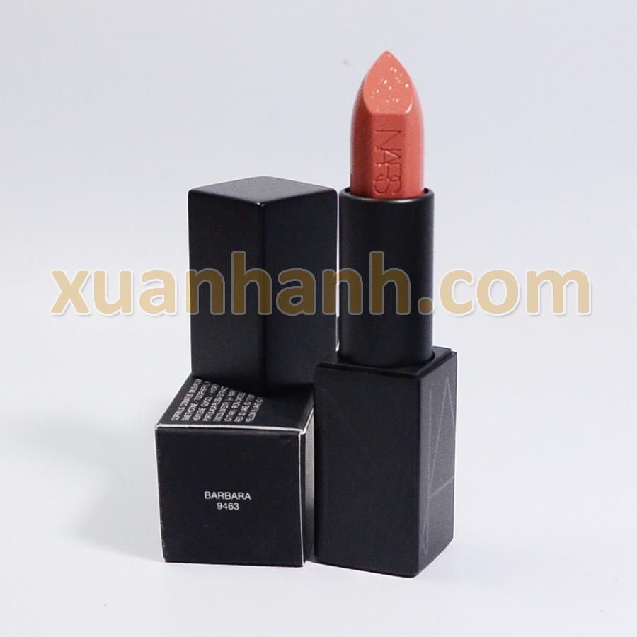Son Nars Audacious chất kem mềm, che phủ tốt, bám màu # Barbara