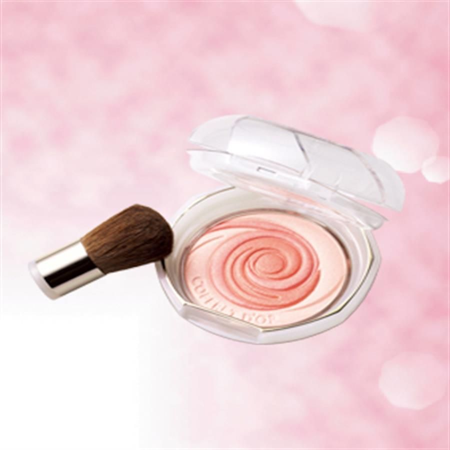 Phấn má hồng Kanebo Coffret D'or Smile Up Cheeks 04, cam hồng, cam đào