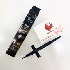 Bút vẽ mắt Kanebo Kate Liquid + Pencil (2in1) bút dạ và chì vặn cực độc, BK-1 đen