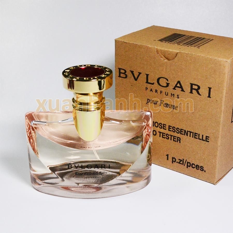 Nước hoa nữ BVLGARI Rose Essentielle,hoa hồng quý phái, EDP, tester 100ml