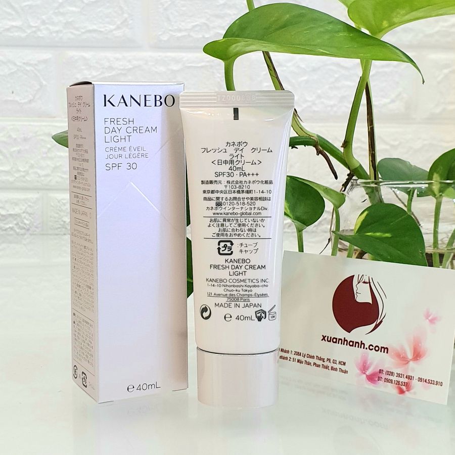 Kem dưỡng ngày chống nắng Kanebo GKC Fresh Day Cream 2in1 SPF30, PA+++