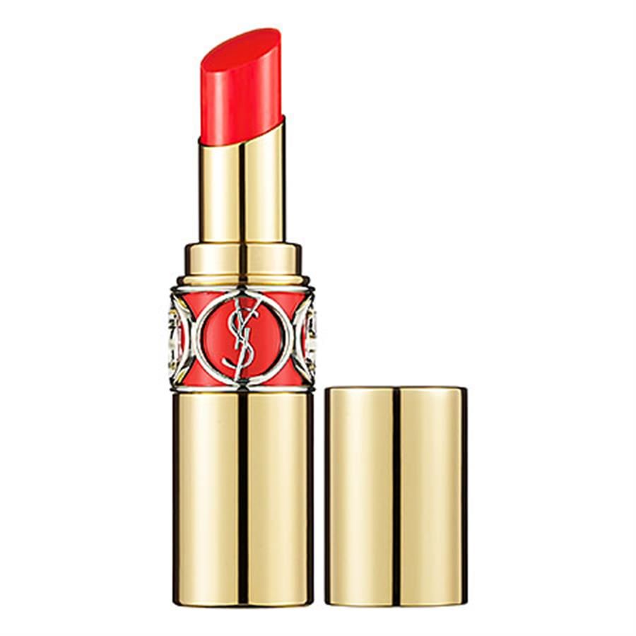Son Yves Saint Laurent Volupte Shine mướt môi, hồng dâu tươi 12 Coral Incandescent