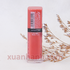Son Bourjois Rouge Edition Velvet chất kem, bám môi, lì #04 Peach cam đào