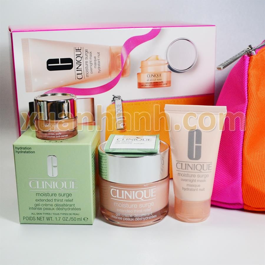 Set Clinique Moisture Surge cung cấp nước, chống stress da limited