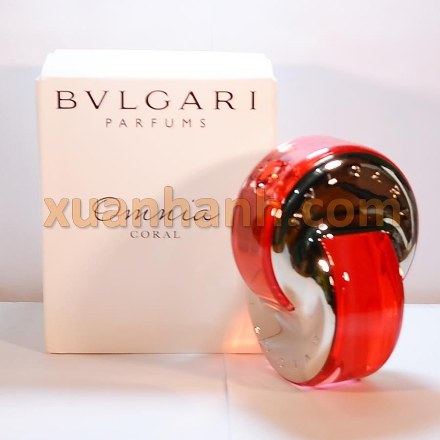 Nước hoa nữ BVLGARI Omnia Coral, ngọt ngào, lãng mạn, EDT, Tester 65ml
