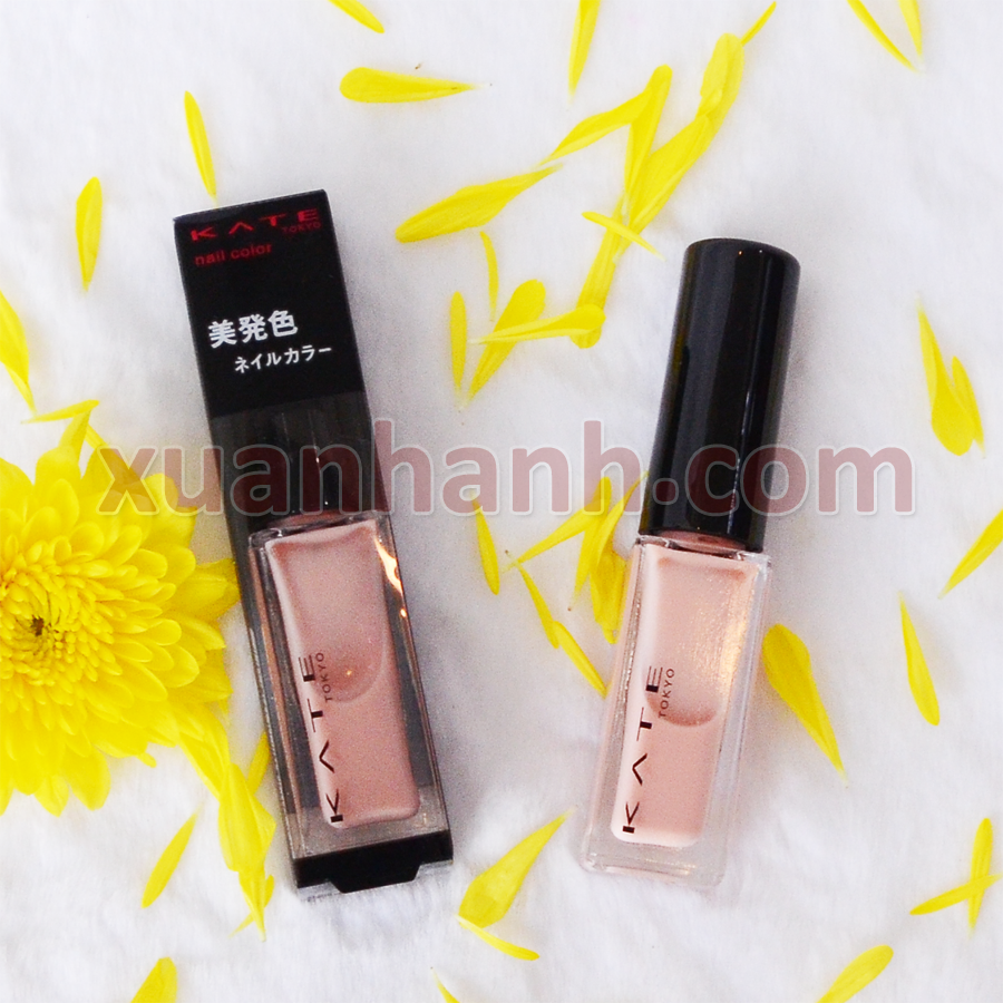 Sơn móng Kanebo Kate Nail Color BE19 nude da  tự nhiên, chuẩn beige
