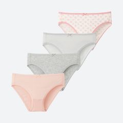 Set quần chip nữ Uniqlo thun cotton 100%, co giãn tốt, thoáng mát, size M
