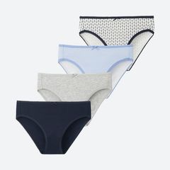Set quần chip nữ Uniqlo thun cotton 100%, co giãn tốt, thoáng mát, size M